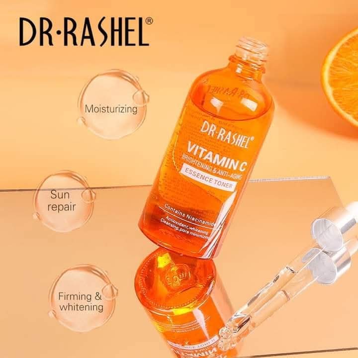Sérum Visage à la Vitamine C – DR.RASHEL | Éclat, Anti-Âge & Élasticité – Avec Acide Hyaluronique