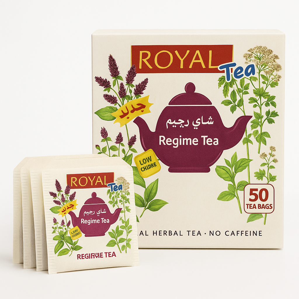 ROYAL Regime Tea – 100% Herbal, Detox & Slimming, 50 Bags
