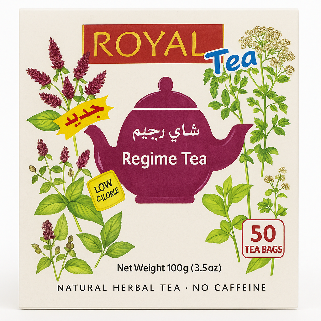 ROYAL Regime Tea – 100% Herbal, Detox & Slimming, 50 Bags