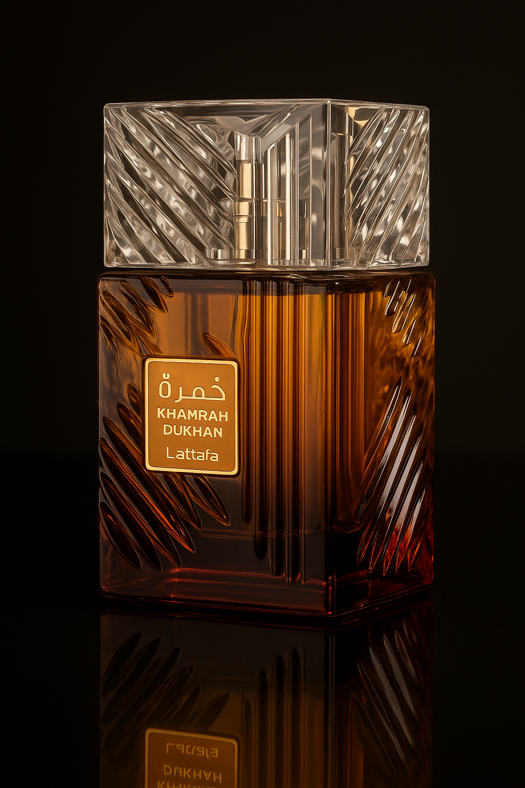 Khamrah Dukhan by Lattafa – Bold Oud, Timeless Luxury