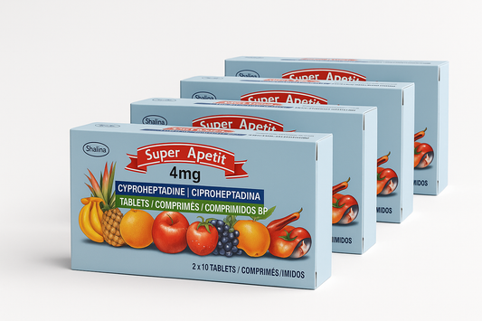 4 Super Apetit – Cyproheptadine 4mg Tablets for Weight Gain